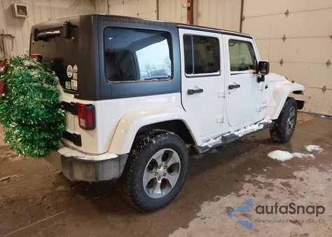 2018 Jeep Wrangler Jk Unlimited Sahara 4X4 z USA, uszkodzony, nr VIN 1C4BJWEG4JL823089